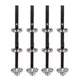 4PCS Pet Training Doorbell Rope Cat Teaser Toy Bell Interactive Play Rope Bell