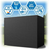 Waterproof Swing Dust Cover for Outdoor Garden Rocking Chair - 220x125x170cm Size