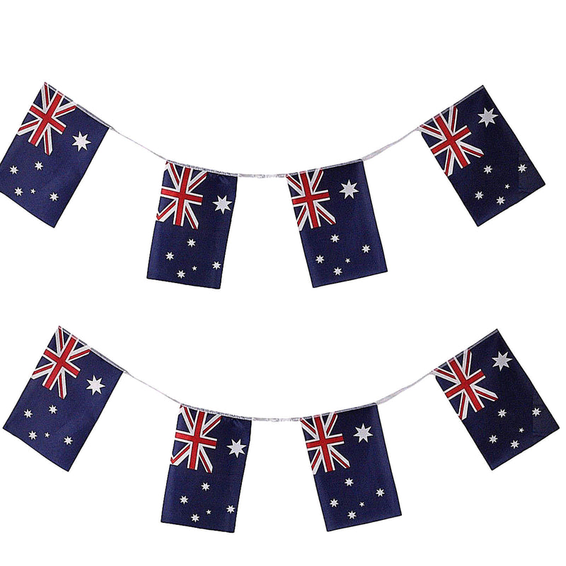 7m AUSTRALIA BUNTING FLAG | Australian Day Colours Party Banner Flags Decor