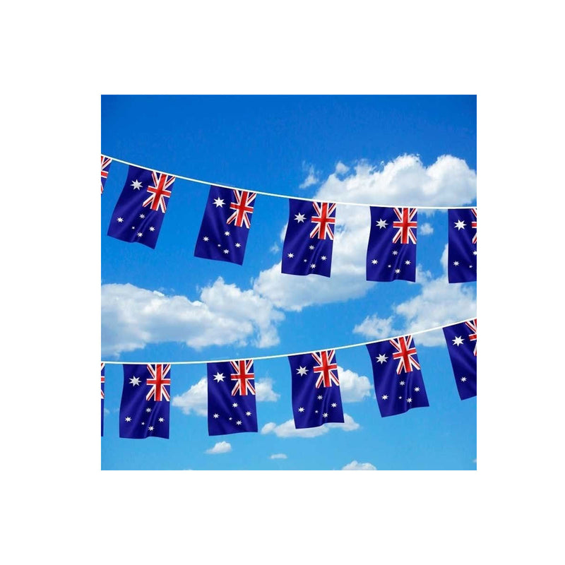 7m AUSTRALIA BUNTING FLAG | Australian Day Colours Party Banner Flags Decor