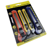 BOX CUTTER Knife | Retractable Blade | Durable Opener 18mm | 4 Pieces