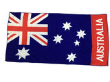 AUSTRALIA FLAG BEACH TOWEL | Souvenir Australian Day | 150cm x 75cm