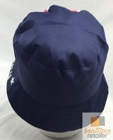 AUSTRALIA FLAG BUCKET HAT | Adult | Aussie Summer Sun Cap with Brim
