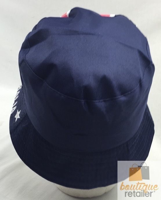 AUSTRALIA FLAG BUCKET HAT | Adult | Aussie Summer Sun Cap with Brim