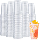 540x 16oz (480ml) Premium Plastic Clear Cups Extra Strong PET BPA Free