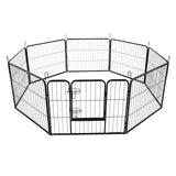 40" Best 8 Panel Pet Playpen Dog Cage Puppy Exercise Crate Enclosure Rabbit Fence