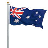 6.0m Flag Pole Full Set | Kit with Australian Flag