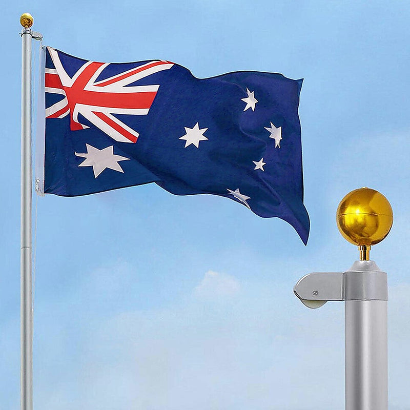 6.0m Flag Pole Full Set | Kit with Australian Flag