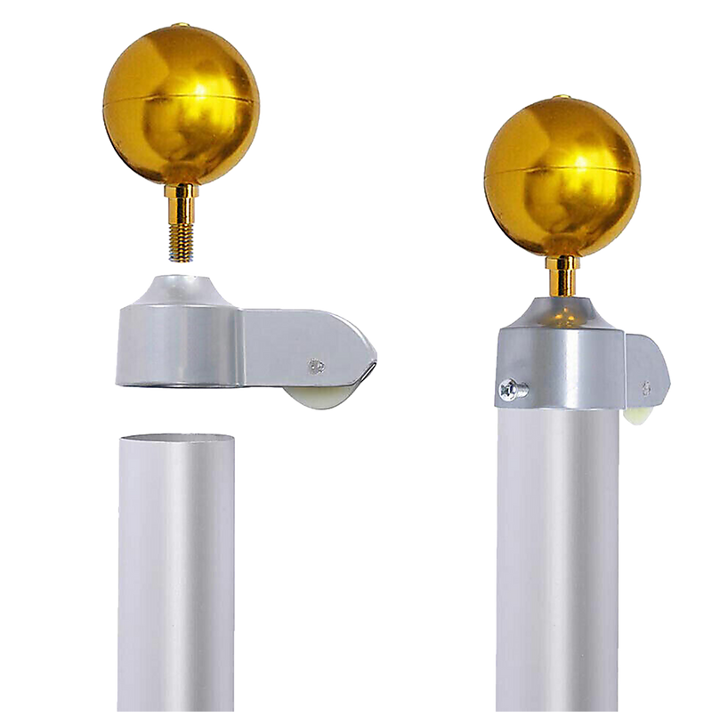 6.0m Flag Pole Full Set | Kit with Australian Flag