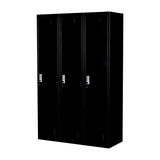 Three-Door Side by Side Office Gym Shed Storage Locker