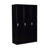 Three-Door Side by Side Office Gym Shed Storage Locker