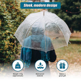 5x Clear Transparent Rain Walking Umbrella Parasol PVC Dome Wedding Party Favour