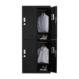 Four-Door Office Gym Shed Storage Locker