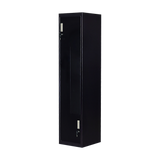 Black Two-Door L-shaped Office Gym Shed Storage Lockers