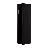 Black Two-Door L-shaped Office Gym Shed Storage Lockers