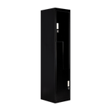 Black Two-Door L-shaped Office Gym Shed Storage Lockers