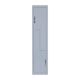 Grey Two-Door L-shaped Office Gym Shed Storage Lockers