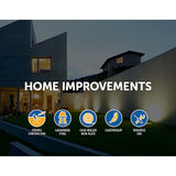 Black Fire Pit Square Log Patio Garden Heater Outdoor Table Top BBQ Camping