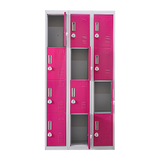 12-Door Locker for Office Gym Shed School Home Storage - 3-Digit Combination Lock