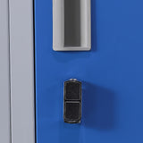12-Door Locker for Office Gym Shed School Home Storage - Padlock-operated
