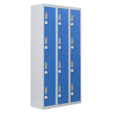 12-Door Locker for Office Gym Shed School Home Storage - 3-Digit Combination Lock