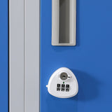 12-Door Locker for Office Gym Shed School Home Storage - 3-Digit Combination Lock