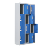 12-Door Locker for Office Gym Shed School Home Storage - 3-Digit Combination Lock