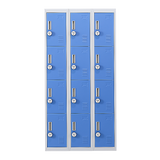 12-Door Locker for Office Gym Shed School Home Storage - 4-Digit Combination Lock
