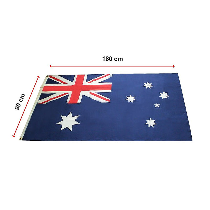 Australian Flag | Heavy Duty Woven Spun Poly with Metal Clips