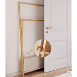 100x155cm Clothes Rail Rack Rack Garment Rack Freestanding Hanger Bedroom Clothing Rack With Lower Storage Shelf