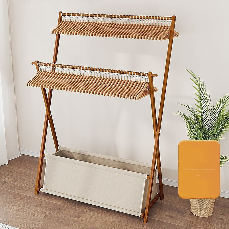 100x155cm Clothes Rail Rack Rack Garment Rack Freestanding Hanger Bedroom Clothing Rack With Lower Storage Shelf