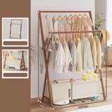100x155cm Clothes Rail Rack Rack Garment Rack Freestanding Hanger Bedroom Clothing Rack With Lower Storage Shelf