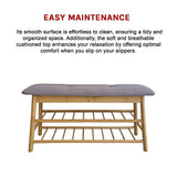 Shoe Stool Storage Rack Cabinet Multifunctional Space Saving