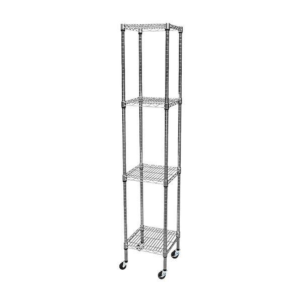 Modular Wire Storage Shelf 450 x 450 x 1800mm Steel Shelving
