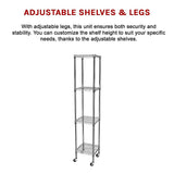 Modular Wire Storage Shelf 450 x 450 x 1800mm Steel Shelving