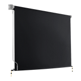 Retractable Straight Drop Roll Down Awning Garden Patio Screen 3.0X2.5M