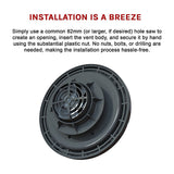 Solar Powered Roof Fan Ventilator Loft Vent for Boat RV Greenhouse Shed Caravan