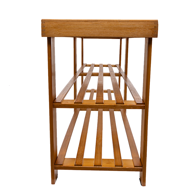 Bamboo Shoe Rack Wooden Bench Storage Organiser Cabinet Holder Stool