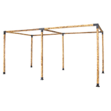 Roof Pergola Gazebo Shed Matte Black Steel Brackets DIY Kits