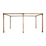 Roof Pergola Gazebo Shed Matte Black Steel Brackets DIY Kits