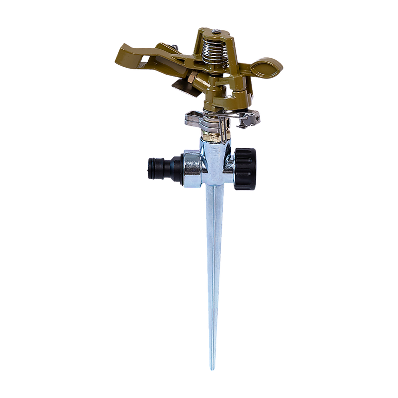 Easy to Install Irrigation Sprinkler 360 Degree Rotating Sprinkler Gun Zinc Alloy Adjustable Rocker Sprinkler