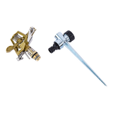 Easy to Install Irrigation Sprinkler 360 Degree Rotating Sprinkler Gun Zinc Alloy Adjustable Rocker Sprinkler