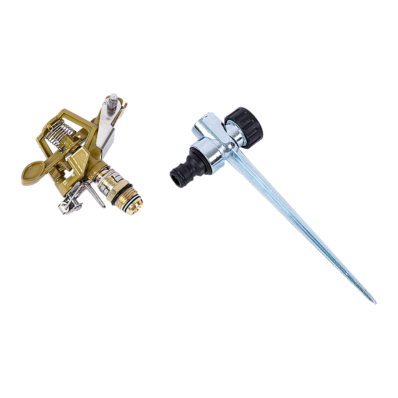 Easy to Install Irrigation Sprinkler 360 Degree Rotating Sprinkler Gun Zinc Alloy Adjustable Rocker Sprinkler