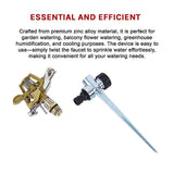 Easy to Install Irrigation Sprinkler 360 Degree Rotating Sprinkler Gun Zinc Alloy Adjustable Rocker Sprinkler