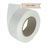 24-Pack Fibreglass Plasterboard Joint Tapes – 50mm x 90m Drywall Mesh Rolls