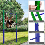 Single Outdoor Pull-Up Bar – Height Adjustable Gymnastics & Fitness Bar