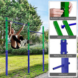 Double Outdoor Pull-Up Bar – Height Adjustable Gymnastics & Fitness Bar