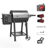 WOOD PELLET GRILL SILVER | Asmoke AS500N-2