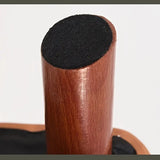 NNETM Elegant Hardwood Entryway Faux Leather Bench