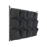 24Pocket Vertical Garden Planter Wall Hanging Herbs Plant Seed Bag Home Decor AU